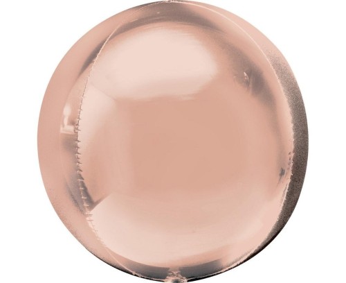 Balon foliowy kula Jumbo różowo-złota