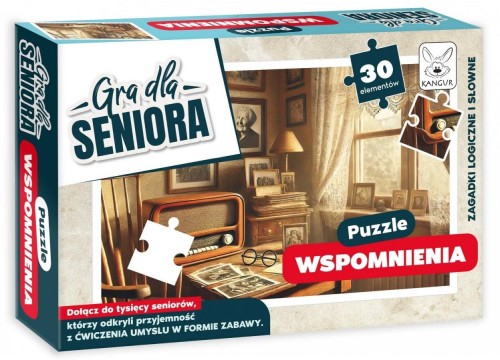 Gra dla Seniora. Puzzle Wspomnienia, Kangur