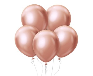 BALONY BEAUTY&CHARM PLATYNOWE RÓŻOWE 45CM 5SZT