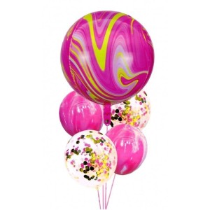 BALON FOLIOWY RÓŻOWY