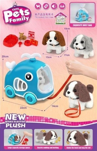 Piesek interaktywny Cute Pets Family, Merkpol