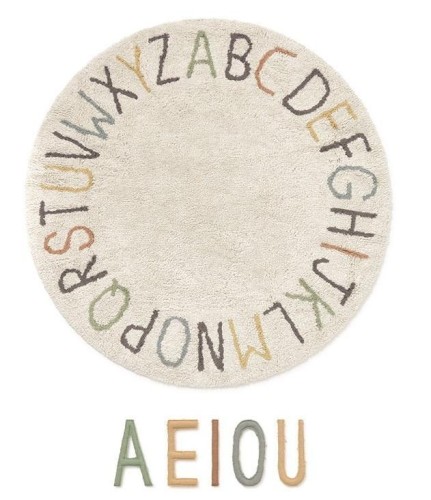 Dywan Bawełniany ABC 120cm