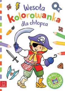 WESOŁA KOLOROWANKA DLA CHŁOPCA. MALI BOHATEROWIE