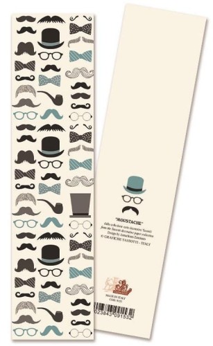 Zakładka do książki Moustache opakowanie 2 sztuki