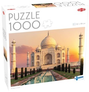 PUZZLE 1000 TAJ MAHAL O ZACHODZIE SŁOŃCA, TACTIC