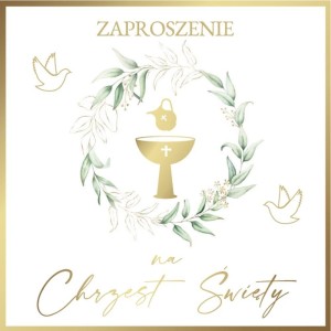 ZAPROSZENIE CHRZEST (10SZT)