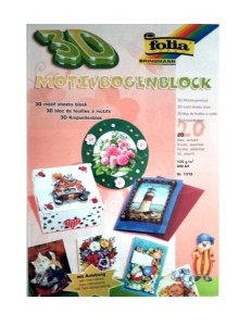 BLOK 3D 20 ARKUSZY ZE WZORAMI, GALERIA HOBBY