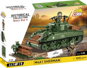HISTORICAL COLLECTION M4A1 SHERMAN, COBI