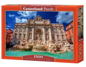 PUZZLE 1500 THE TREVI FOUNTAIN, ROME, CASTORLAND