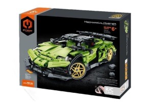 KLOCKI WYŚCIGÓWKA R/C ZIELONA 429EL, IMMASTER-KOCO