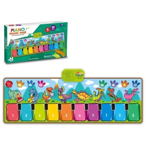 MATA MUZYCZNA PIANINKO DINOZAURY, TRIFOX