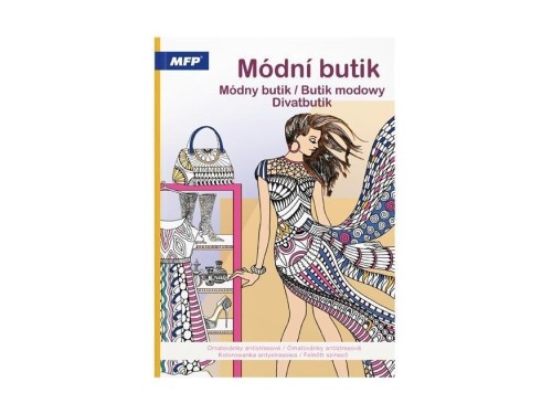 Kolorowanka antystresowa butik modowy
