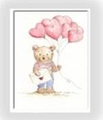 KARNET B6 MIŚ Z BALONAMI