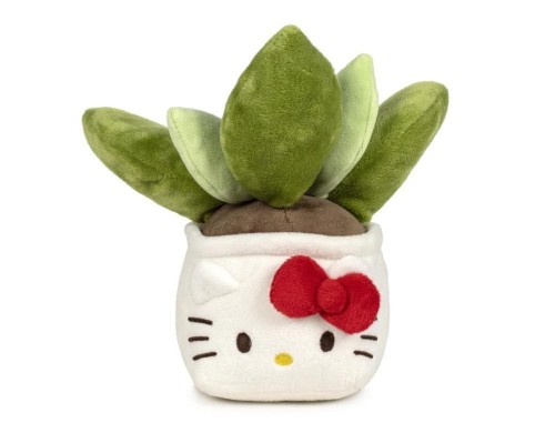 Hello Kitty - plusz Doniczka liście 20cm, EPEE
