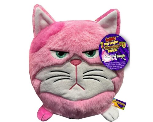 Złodomory - plusz różowa kotka Burczylia 21cm