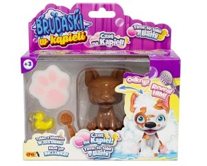 BRUDASKI W KĄPIELI PIESEK BOSTON BIAŁO-BRĄZOWY