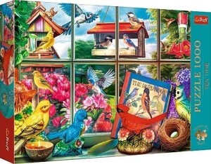 PUZZLE 1000 ŚWIAT PTAKÓW TREFL, TREFL