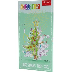 KOLOROWANKA XL 3D. CHOINKA