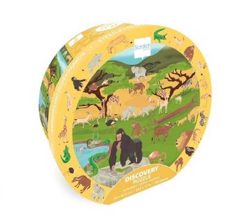 Puzzle 150 obserwacyjne Sawanna, Scratch