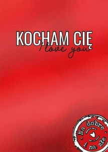 KARNET B6 WALENTYNKI - STEMPEL