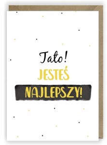 KARTKA OKOLICZNOŚCIOWA DZIEŃ TATY K051