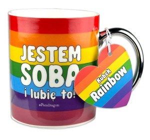KUBEK RAINBOW JESTEM SOBĄ, PAN DRAGON
