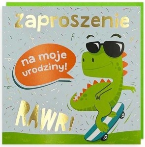 ZAPROSZENIE URODZINY 5SZT