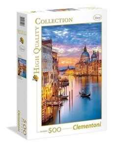 PUZZLE 500 HQ LIGHTING VENICE, CLEMENTONI