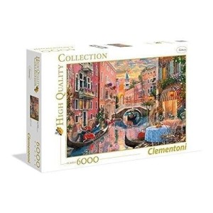 PUZZLE 6000 HQ VENICE EVENING SUNSET, CLEMENTONI