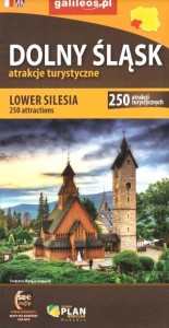 MAPA - DOLNY ŚLĄSK 250 ATRAKCJI TURYSTYCZNYCH