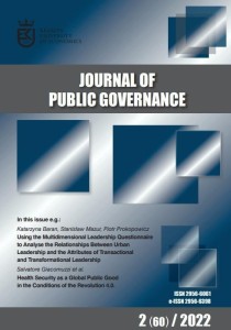 JOURNAL OF PUBLIC GOVERNANCE 2/2022