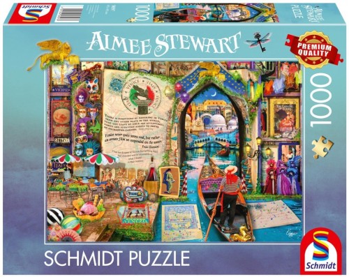 Puzzle PQ 1000 Wspomnienia z Wenecji / Włochy