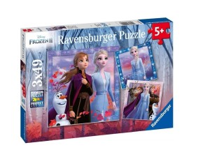 PUZZLE 3X49 FROZEN 2, RAVENSBURGER