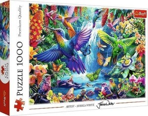 PUZZLE 1000 KOLIBRY W TROPIKACH TREFL, TREFL