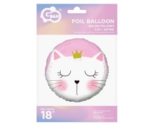 BALON FOLIOWY KOTEK 45CM