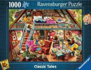 PUZZLE 1000 PORWANIE ZŁOTOWŁOSEJ, RAVENSBURGER