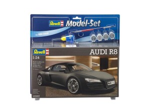 MODEL SET AUDI R8 BLACK