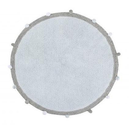 Dywan bawełniany Bubbly Soft Blue 120cm