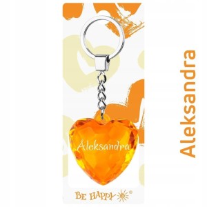 BRELOK SERCE ALEKSANDRA, BE-HAPPY GIFTS