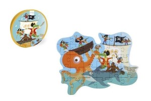 PUZZLE 29 KONTUROWE PIRACI, SCRATCH