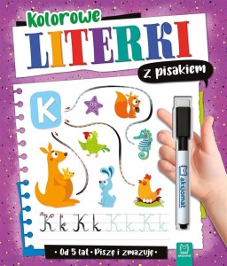KOLOROWE LITERKI Z PISAKIEM. PISZĘ I ZMAZUJĘ OD 5