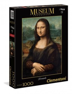PUZZLE 1000 MUSEUM LOUVRE MONA LISA, CLEMENTONI