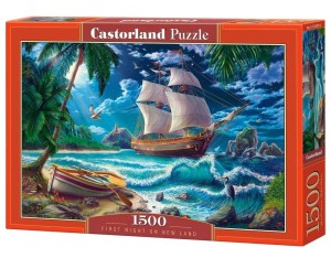 PUZZLE 1500 FIRST NIGHT ON NEW LAND CASTOR