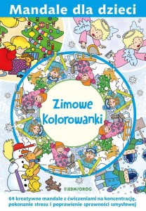 MANDALE DLA DZIECI. ZIMOWE KOLOROWANKI