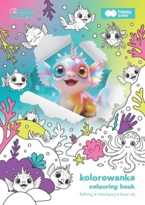 KOLOROWANKA AQUA CUTIES A4 HAPPY COLOR