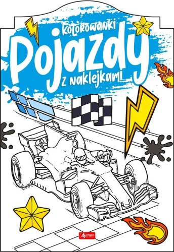 Pojazdy. Kolorowanka z naklejkami, praca zbiorowa