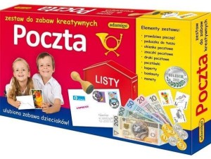 POCZTA - ZESTAW DO ZABAW KREATYWNYCH, ADAMIGO