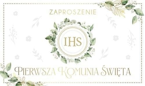 Zaproszenie Komunia (10szt)