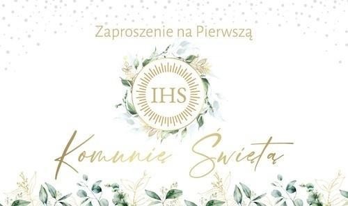 Zaproszenie Komunia (10szt)
