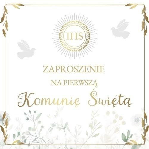Zaproszenie Komunia (10szt)